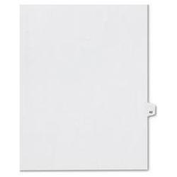 Avery-Dennison Avery® Style Legal Side Tab Dividers, Tab Title 42, 11 x 8 1/2, 25/Pack (AVE01042)