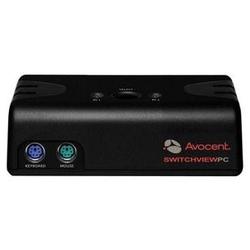 AVOCENT HUNTSVILLE CORP. Avocent SwitchView 100 2-Port PS/2 KVM Switch - 2 x 1 - 2 x HD-15