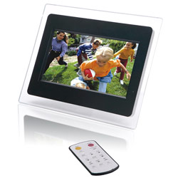 Axion 9 LCD Digital Photo Frame with Clock, Calendar, MP3 Playback and a Remote Control