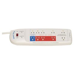 Bits Limited BITS LIMITED LCG4 10-Outlet Smart Strip (with Fax Modem Protection)