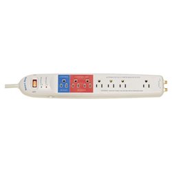 Bits Limited BITS LIMITED SCG5 7-Outlet Smart Strip (with Fax Modem & Coaxial Cable Protection)