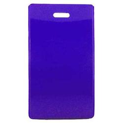 BRADY PEOPLE ID - CIPI BLUE SEMI RIGID VINYL LUGGAGE TAG HOLD