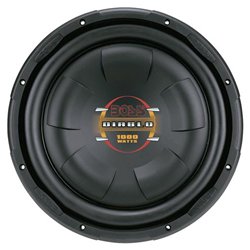 BOSS Audio BOSS AUDIO D10F Diablo Flat Subwoofer (10 , 800W peak, 400W RMS, 60 oz Magnet, Freq resp: 35 Hz-2.2 kHz)