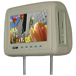 Bravo View BRAVO VIEW HRS-090TDVD 9 LCD Side Load DVD Player in Headrest (Tan)