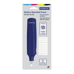 Staedtler, Inc. Battery Operated Eraser, Requires 2 AAA Batteries (STD52702BK)