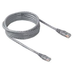 BELKIN COMPONENTS Belkin Cat. 5E UTP Patch Cable - 1 x RJ-45 - 1 x RJ-45 - 18 - Gray