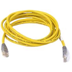 Belkin Cat. 5e Patch Cable - 1 x RJ-45 - 1 x RJ-45 - 10ft - Yellow