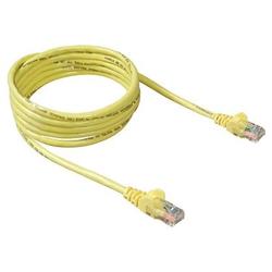 BELKIN COMPONENTS Belkin Cat. 5e UTP Patch Cable - 1 x RJ-45 - 1 x RJ-45 - 18 - Yellow