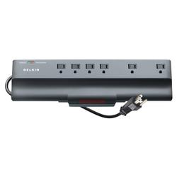 Belkin Clamp-On 6-Outlets Surge Suppressor - Receptacles: 6 - 885J