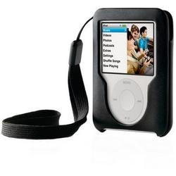 Belkin F8Z235 Leather Laminate Case for iPod nano - Leather - Black