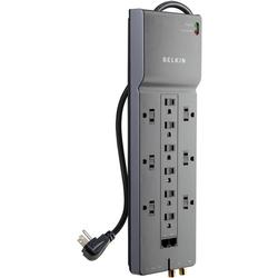 BELKIN COMPONENTS Belkin Home/Office 12-Outlets Surge Suppressor - Receptacles: 12 x NEMA 5-15R - 3960J