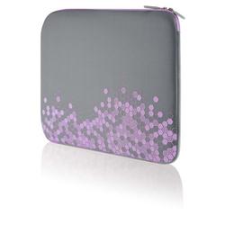 Belkin Pixilated Notebook Sleeve - Dark Gray / Lavender