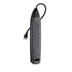 BELKIN COMPONENTS Belkin PureAV 7-Outlets Surge Suppressor - Receptacles: 7 x NEMA 5-15R - 1180J