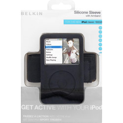 Belkin Sleeve with armband digital player case - Adjustable Armband, Removable - Silicon