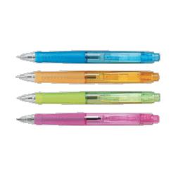 Tombow BiZNO Refillable Ballpoint Pens, Medium Point, Black Ink/Apricot Barrel, 6/Box (TOM55547)