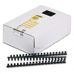 Fellowes Manufacturing Black plastic binding combs, letter size documents to 120 sheets, 5/8 , 100/Pack (FEL52327)