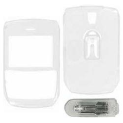 Wireless Emporium, Inc. Blackberry 8700/8703e Trans. Clear Snap-On Protector Case w/Clip