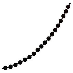 BRADY PEOPLE ID - CIPI Brady Colored Steel Beaded Neck Chain - Black