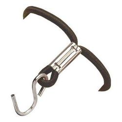 BRADY PEOPLE ID - CIPI Brady Elastic Wrist Band with Brass S Hook - Black