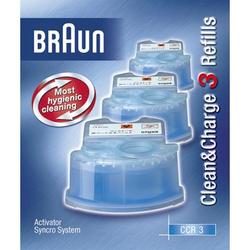Braun CCR3 Syncro Clean and Charge Refill - Pack Of 3