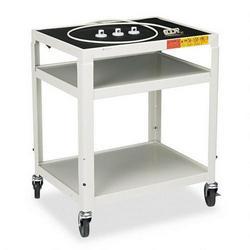 BRETFORD Bretford A26TG42-GM Tech-Guard Adjustable A/V Presentation Cart - Steel, Plastic - Gray