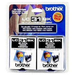 BROTHER INT'L (SUPPLIES) Brother Black Ink Cartridge - Black (LC41BK2PKS)