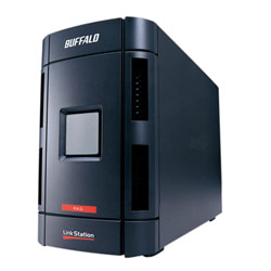 BUFFALO TECHNOLOGY (USA), INC. Buffalo 1TB LinkStation Pro Duo Network Hard Drive - 7200 RPM, RAID, SATA - Network Attached Storage