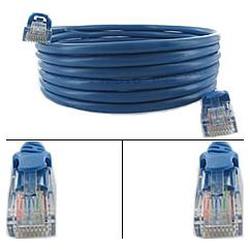 Abacus24-7 CAT5e 350MHz UTP RJ45 Cable 15 ft Blue