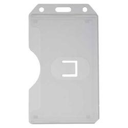 BRADY PEOPLE ID - CIPI CLEAR 2-SIDED VERT MULTI CARD HOLDER S