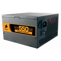 CORSAIR VALUE SELECT CORSAIR 550w VX Series 12v ATX 80 Plus Certified Power Supply