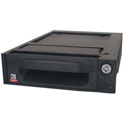 CRU DataExpress DE100 3.5 Hard Drive Frame - Storage Enclosure - 1 x 3.5 - 1/3H Internal - Black