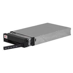 CRU DataPort LP Removable Hard Drive Enclosure - Storage Enclosure - 1 x 3.5 - 1/3H Internal - Black