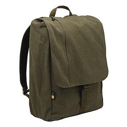 Case Logic CSAB-15 GREEN CANVAS ARTIST CASEBACKPACK FITS LAPTOPS UP TO 15.4IN
