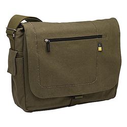 Case Logic CSAM-15 GREEN CANVAS ARTIST CASEMESSENGER FITS LAPTOPS UP TO 15.4IN