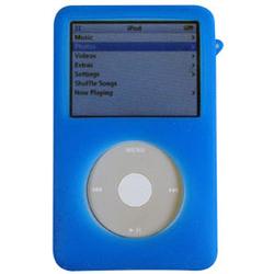 CTA Digital iPod Video Skin Case - Silicone - Blue