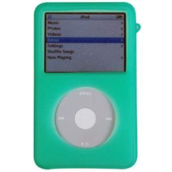 CTA Digital iPod Video Skin Case - Silicone - Green