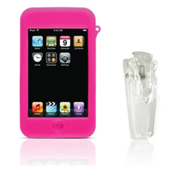 CTA DIGITAL INC. CTA Digital iPod touch Skin - Silicone - Pink