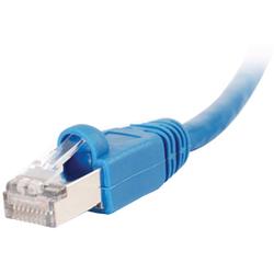 CABLES TO GO Cables To Go Cat. 6a Patch Cable - 1 x RJ-45 - 1 x RJ-45 - 1ft - Blue (27741)