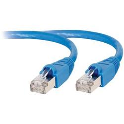 CABLES TO GO Cables To Go Cat. 6a Shielded Patch Cable - 1 x RJ-45 - 1 x RJ-45 - 10ft - Blue