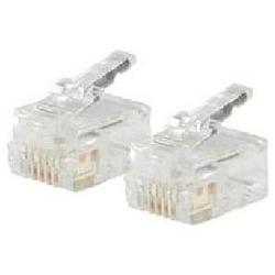 CABLES TO GO Cables To Go RJ-12 Modular Plug - Phone Connector - RJ-12