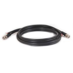 CABLES TO GO Cables To Go Siamese RG59/U BNC Coaxial Cable with 18/2 Power Cable (Bare wire) - 1 x BNC - 1 x BNC - 15ft - Black