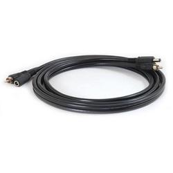 CABLES TO GO Cables To Go Siamese RG59/U RCA to RCA with 5.5mm x 2.1mm DC Power Cable - 1 x RCA, 1 x Power - 1 x RCA, 1 x Power - 75ft - Black