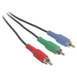 CABLES TO GO Cables To Go Value Series Component Video Cable - 3 x RCA - 3 x RCA - 3ft - Black