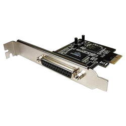 CABLES UNLIMITED Cables Unlimited 1 Port Parallel PCI Express Card - 1 x 25-pin DB-25 Female IEEE 1294 Parallel