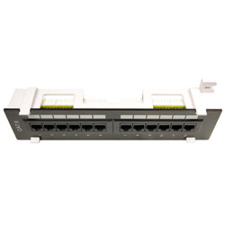 CABLES UNLIMITED Cables Unlimited 12 Port Cat6 Surface Mount Patch Panel - 12 x RJ-45