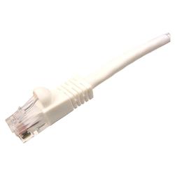 CABLES UNLIMITED Cables Unlimited 25ft White Cat5e Snagless Patch Cable - 1 x RJ-45 - 1 x RJ-45 - 25ft - White