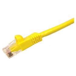 CABLES UNLIMITED Cables Unlimited 25ft Yellow Cat5e Snagless Patch Cable - 1 x RJ-45 - 1 x RJ-45 - 25ft - Yellow