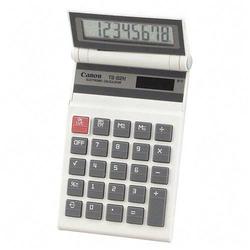 Canon 8-Digit Dual Power Solar Pocket Calculator - 8 Character(s) - LCD - Solar, Battery Powered - 0.5 x 3.25 x 5.12 - White