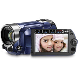 Canon FS100 Flash Memory Camcorder - Sapphire Blue
