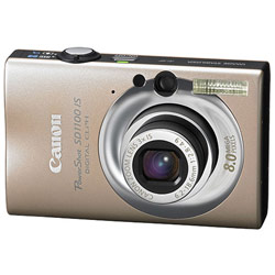 CANON USA - DIGITAL CAMERAS Canon PowerShot SD1100 IS 8 Megapixels, ISO 1600, 3x Optical Zoom Digital Camera - Golden Tone